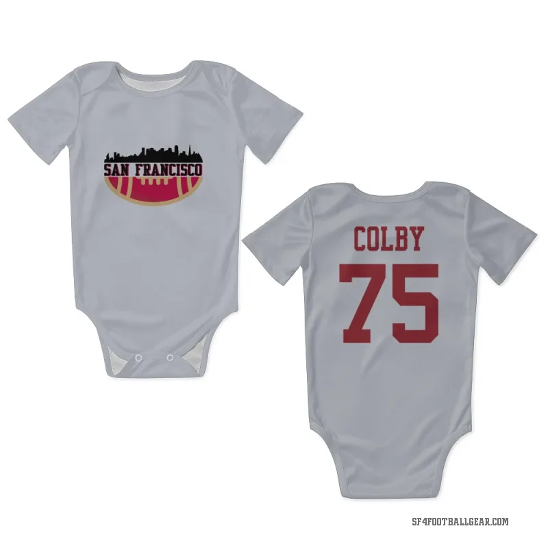 Connor Colby  White San Francisco 49ers  Newborn & Infant Bodysuit