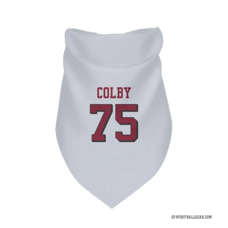 Connor Colby  White San Francisco 49ers  Rush Cat & Dog Pet Bandana