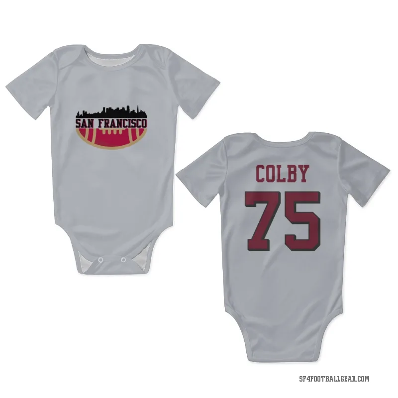 Connor Colby  White San Francisco 49ers  Rush Newborn & Infant Bodysuit