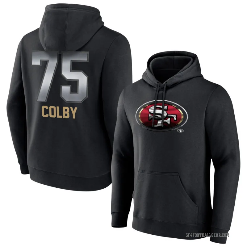 Connor Colby Youth Black San Francisco 49ers Midnight Mascot Pullover Hoodie