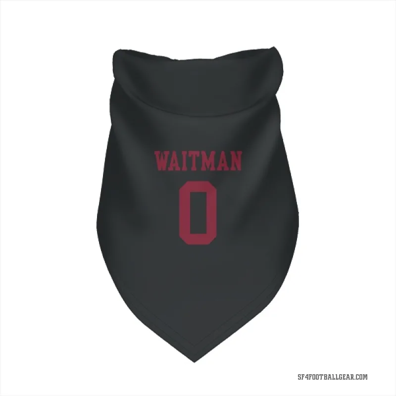 Corliss Waitman  Black San Francisco 49ers  Cat & Dog Pet Bandana
