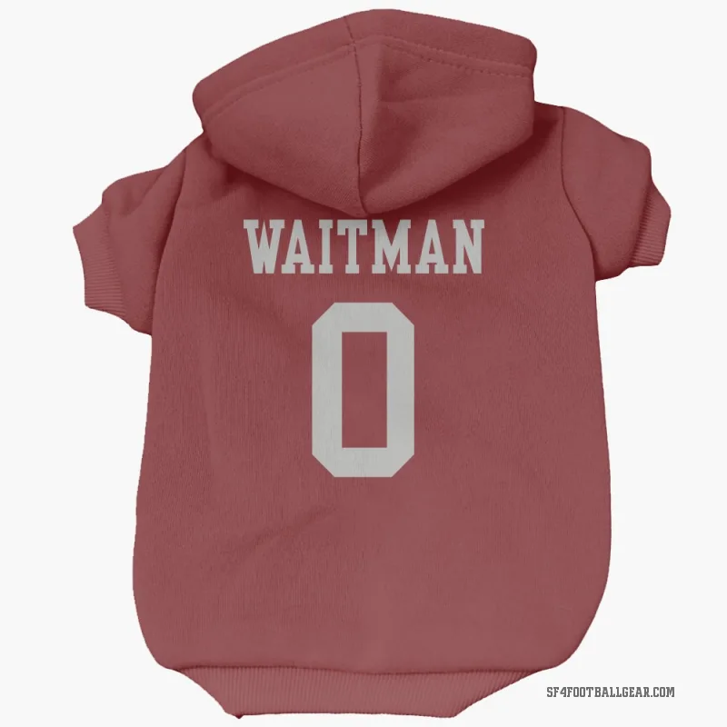 Corliss Waitman  Scarlet San Francisco 49ers  Cat & Dog Pet Hoodie