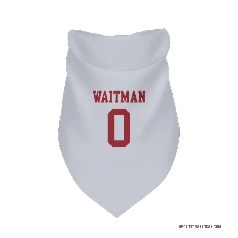 Corliss Waitman  White San Francisco 49ers  Cat & Dog Pet Bandana