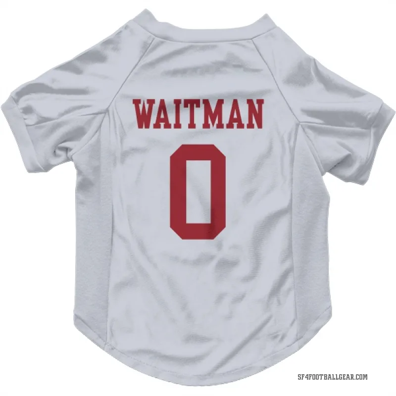 Corliss Waitman  White San Francisco 49ers  Cat & Dog Pet Jersey