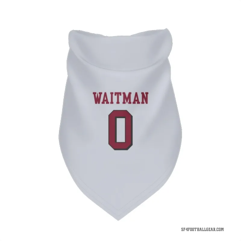 Corliss Waitman  White San Francisco 49ers  Rush Cat & Dog Pet Bandana