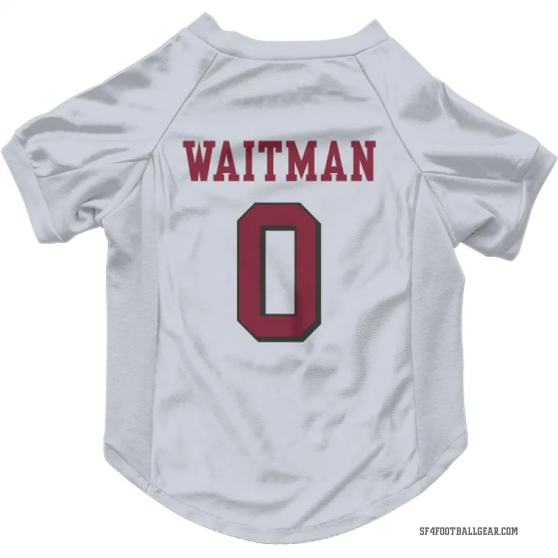 Corliss Waitman  White San Francisco 49ers  Rush Cat & Dog Pet Jersey