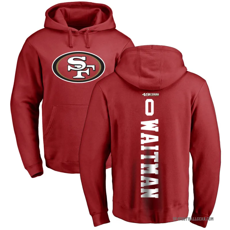 Corliss Waitman Youth Red San Francisco 49ers Pro Line Backer Pullover Hoodie