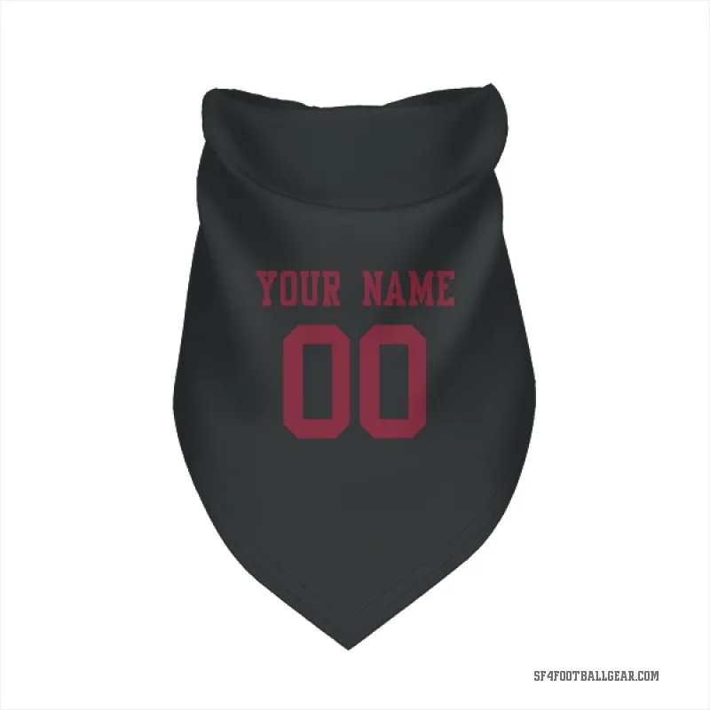 Custom  Black San Francisco 49ers   Cat & Dog Pet Bandana