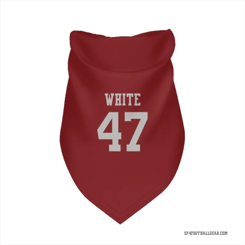 DaShaun White  Scarlet San Francisco 49ers  Cat & Dog Pet Bandana