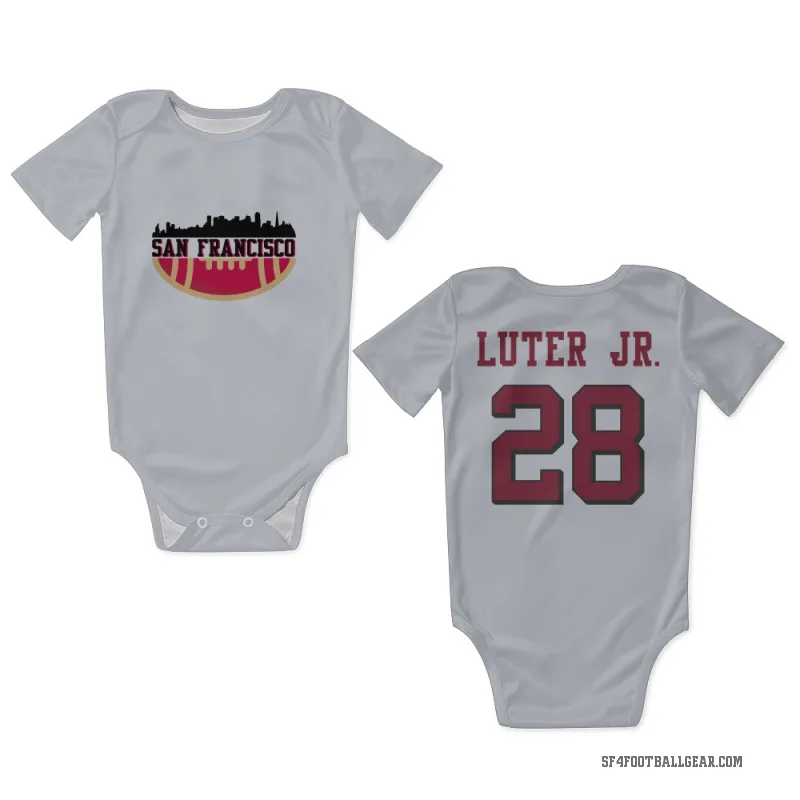 Darrell Luter Jr.  White San Francisco 49ers  Rush Newborn & Infant Bodysuit