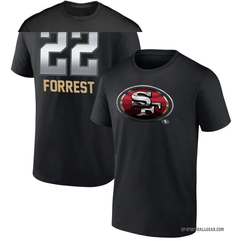 Darrick Forrest Men's Black San Francisco 49ers Midnight Mascot T-Shirt -