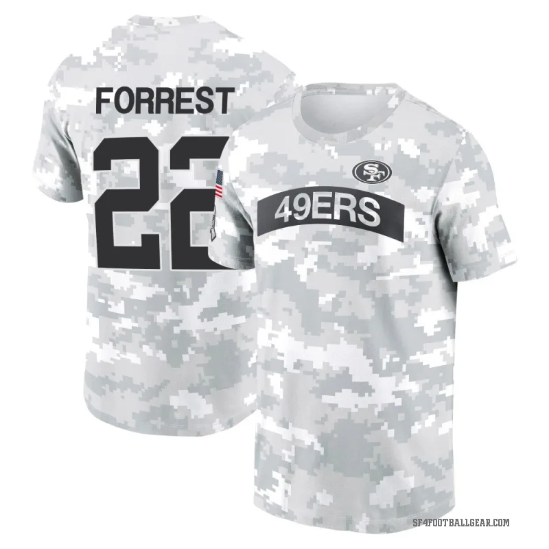 Darrick Forrest Men's Camo San Francisco 49ers Arctic 2024 Salute to Service Performance T-Shirt