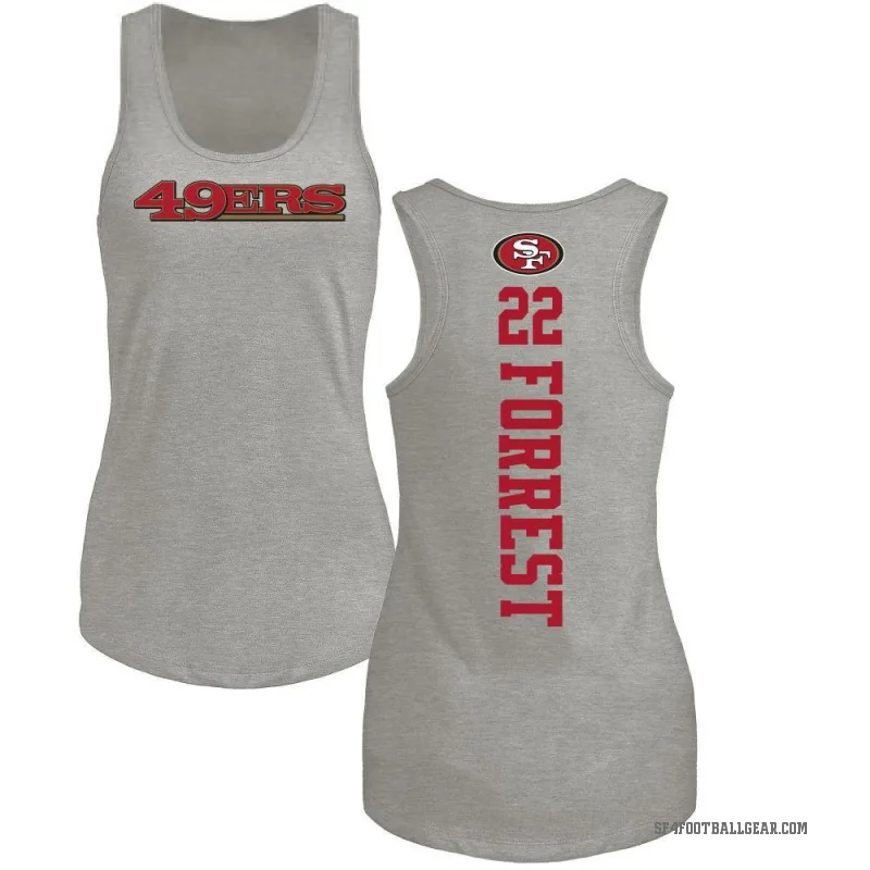 Darrick Forrest Women's Ash San Francisco 49ers Backer Tank Top -
