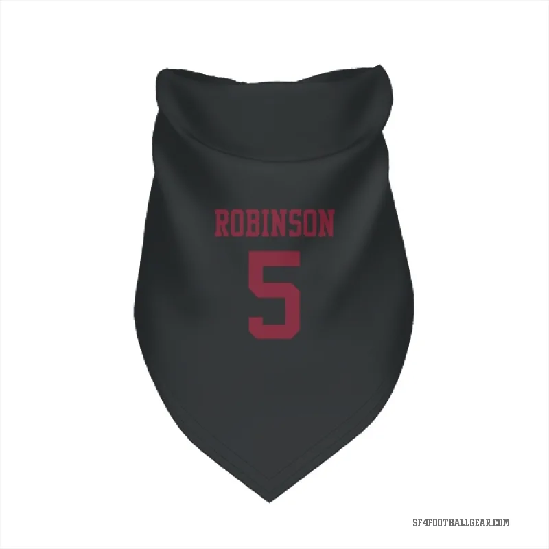 Demarcus Robinson  Black San Francisco 49ers  Cat & Dog Pet Bandana