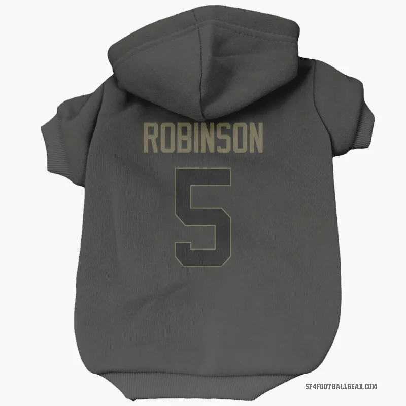 Demarcus Robinson  Black San Francisco 49ers  Service Cat & Dog Pet Hoodie