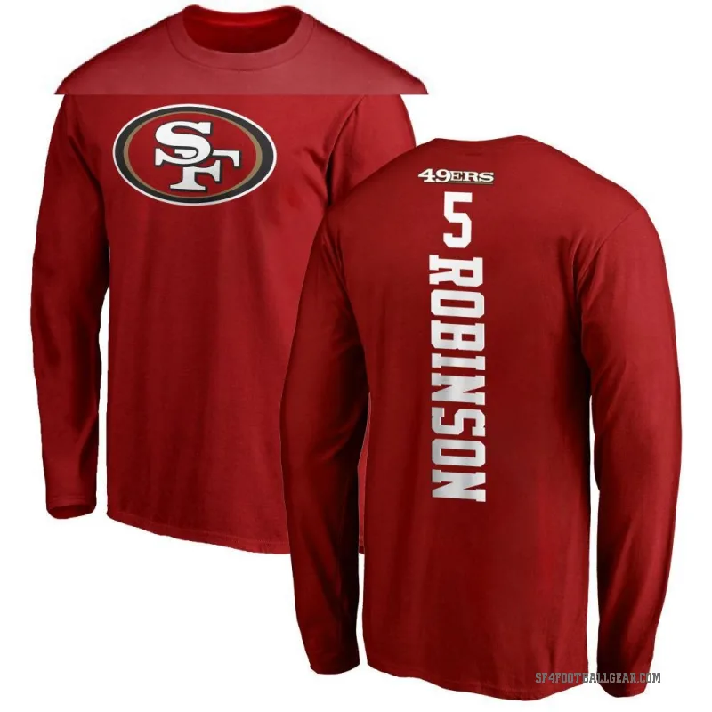 Demarcus Robinson Youth Red San Francisco 49ers Backer Long Sleeve T-Shirt -