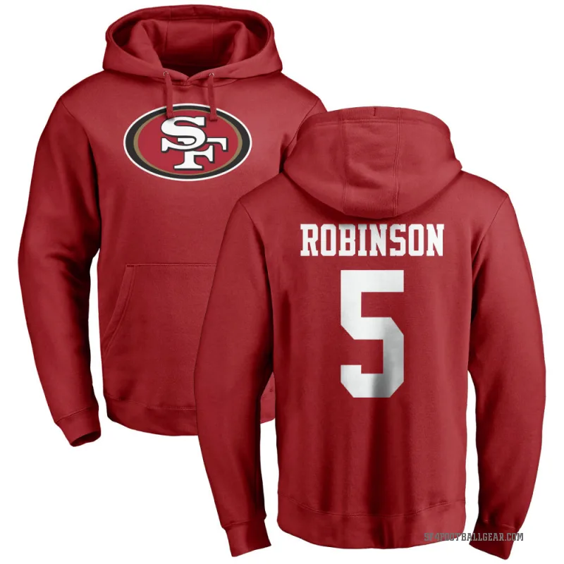 Demarcus Robinson Youth Red San Francisco 49ers Pro Line Logo Pullover Hoodie