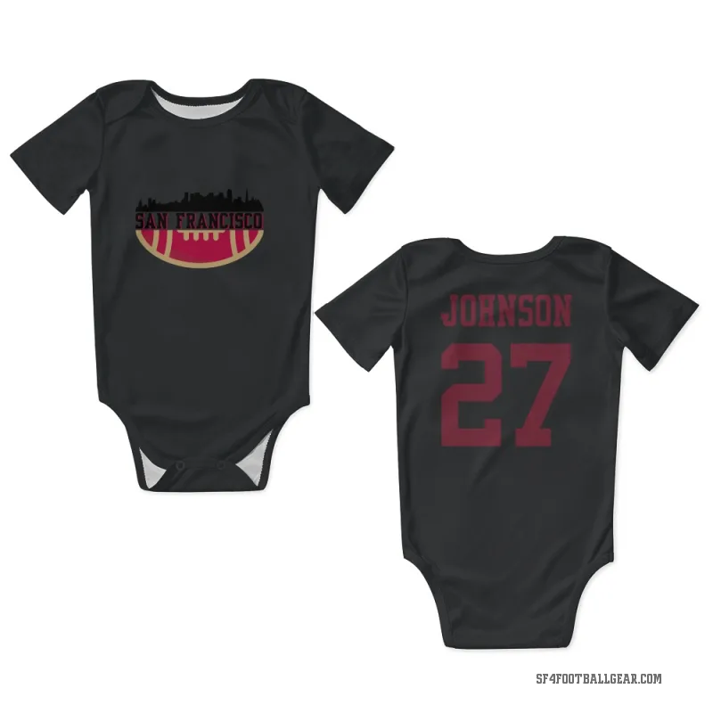 Dontae Johnson  Black San Francisco 49ers  Newborn & Infant Bodysuit