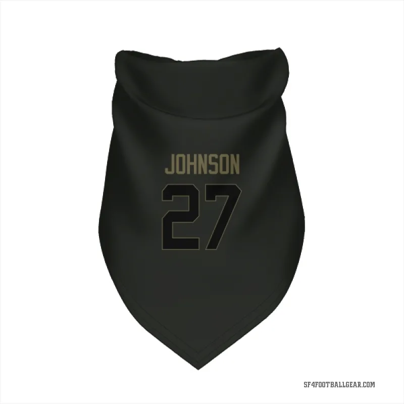 Dontae Johnson  Black San Francisco 49ers  Service Cat & Dog Pet Bandana