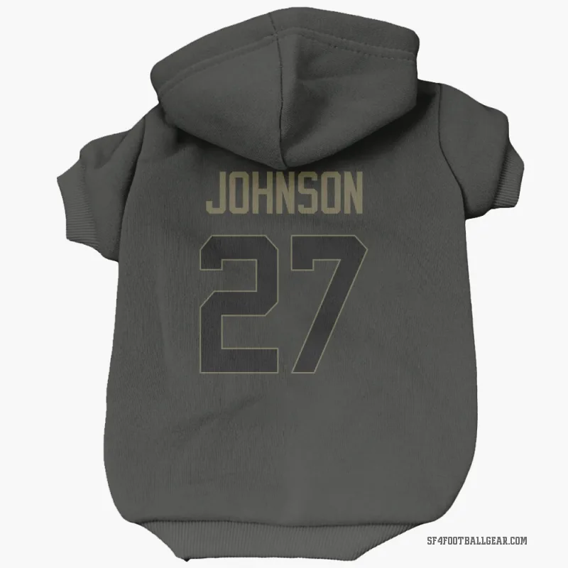 Dontae Johnson  Black San Francisco 49ers  Service Cat & Dog Pet Hoodie