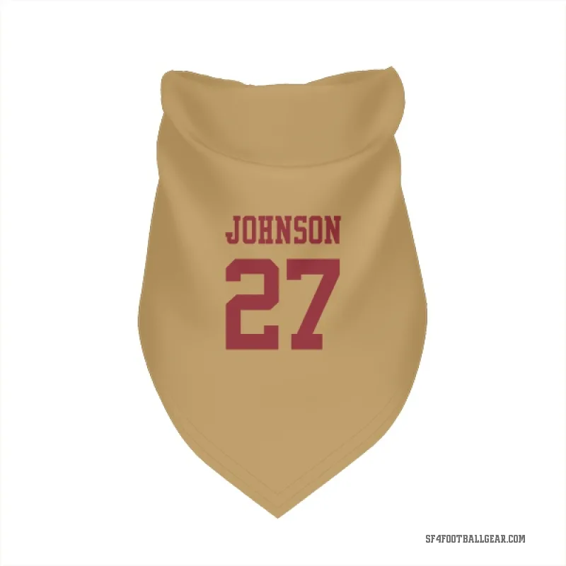 Dontae Johnson  Gold San Francisco 49ers  Cat & Dog Pet Bandana