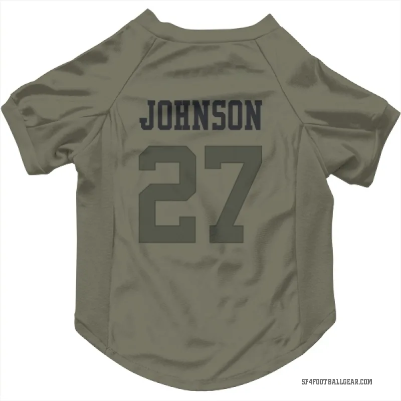 Dontae Johnson  Olive San Francisco 49ers  Cat & Dog Pet Jersey