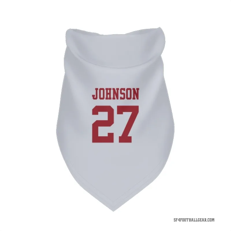 Dontae Johnson  White San Francisco 49ers  Cat & Dog Pet Bandana