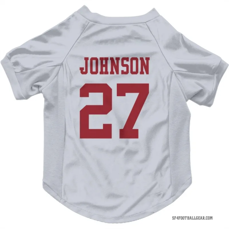 Dontae Johnson  White San Francisco 49ers  Cat & Dog Pet Jersey
