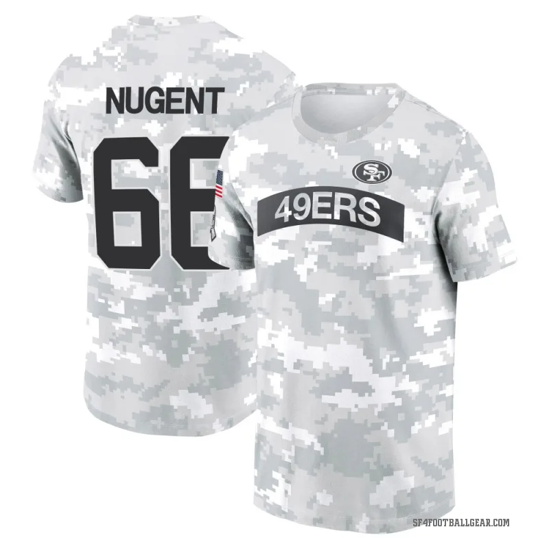 Drake Nugent Men's Camo San Francisco 49ers Arctic 2024 Salute to Service Performance T-Shirt