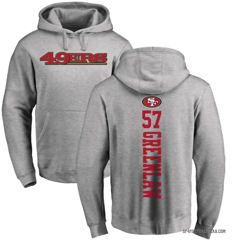 Dre Greenlaw Youth Green San Francisco 49ers Pro Line Ash Backer Pullover Hoodie