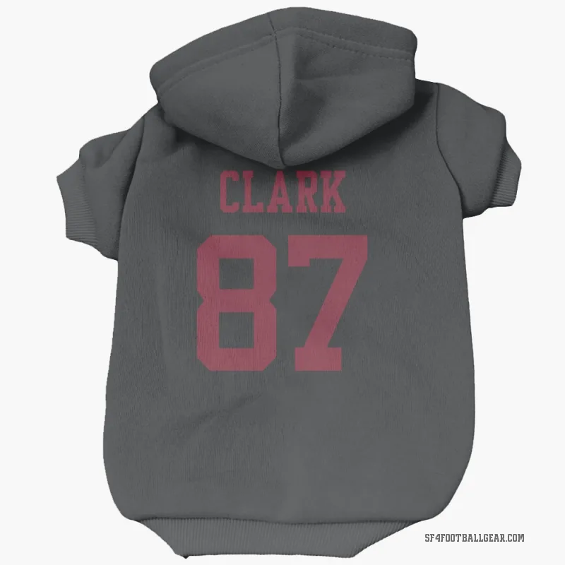 Dwight Clark  Black San Francisco 49ers  Cat & Dog Pet Hoodie