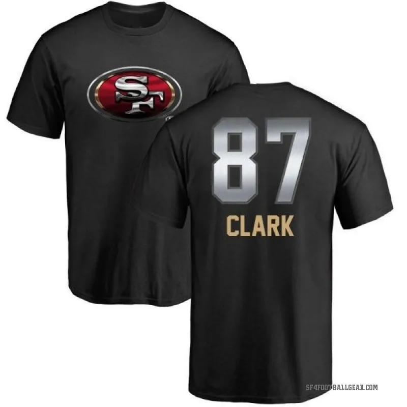 Dwight Clark Men's Black San Francisco 49ers Midnight Mascot T-Shirt -