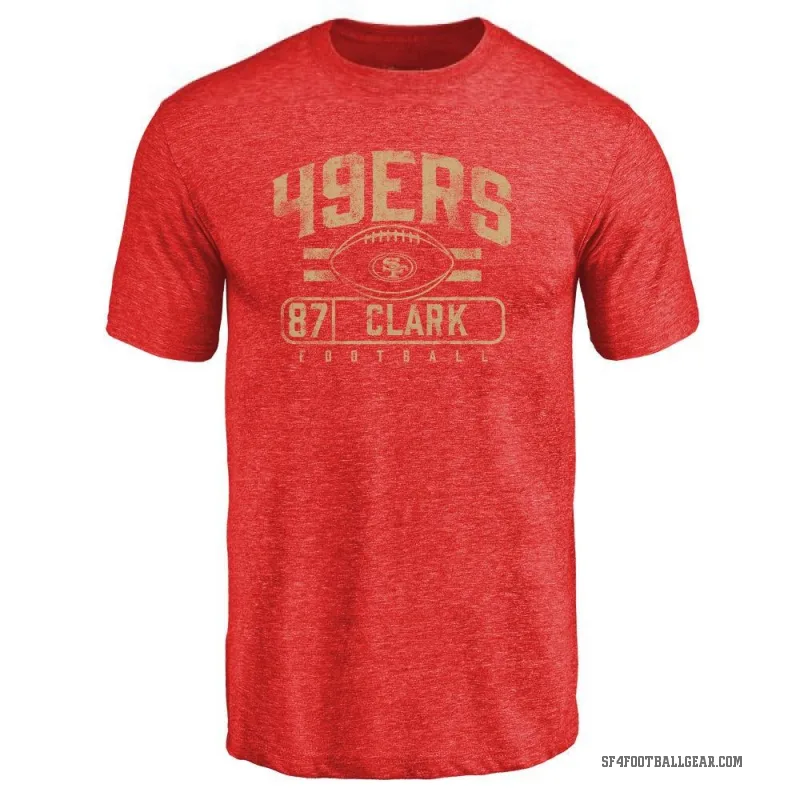 Dwight Clark Men's Red San Francisco 49ers Flanker T-Shirt -