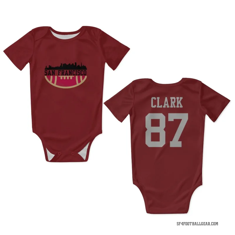 Dwight Clark  Scarlet San Francisco 49ers  Newborn & Infant Bodysuit