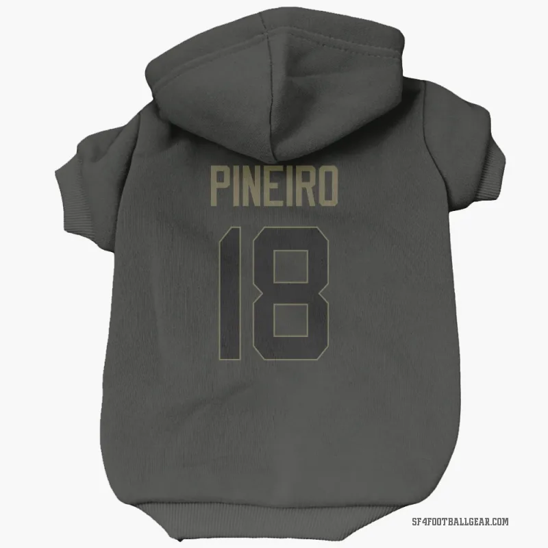 Eddy Pineiro  Black San Francisco 49ers  Service Cat & Dog Pet Hoodie
