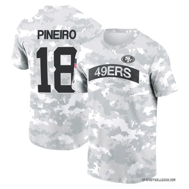 Eddy Pineiro Men's Camo San Francisco 49ers Arctic 2024 Salute to Service Performance T-Shirt