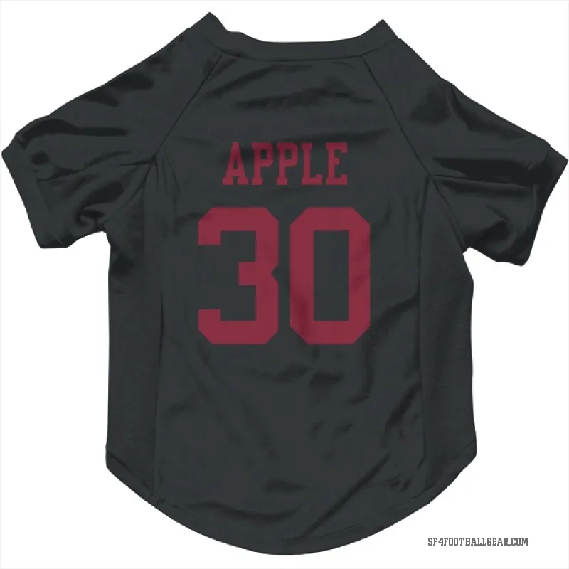 Eli Apple  Black San Francisco 49ers  Cat & Dog Pet Jersey