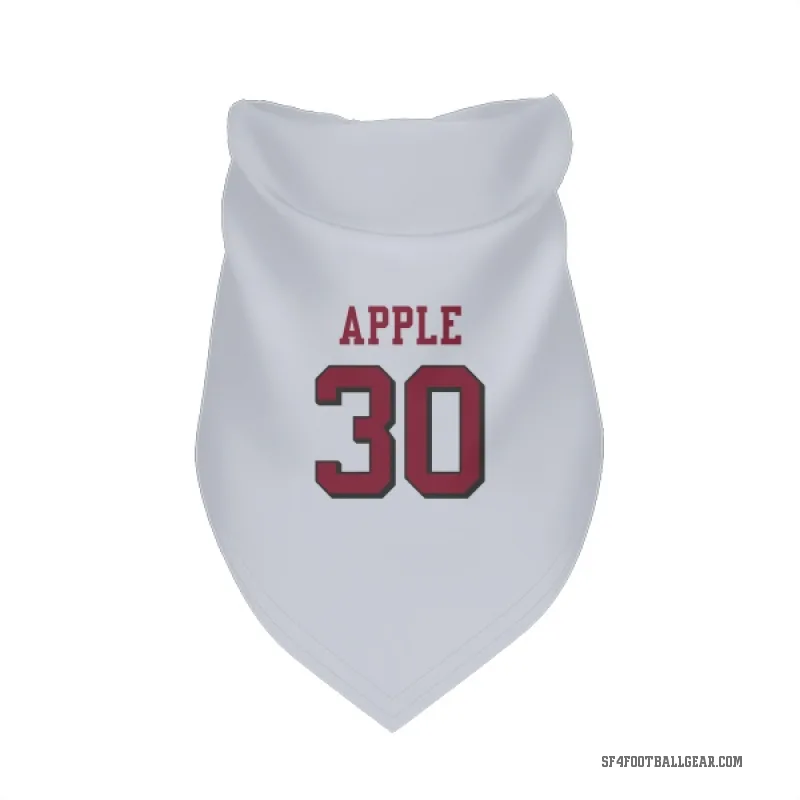 Eli Apple  White San Francisco 49ers  Rush Cat & Dog Pet Bandana