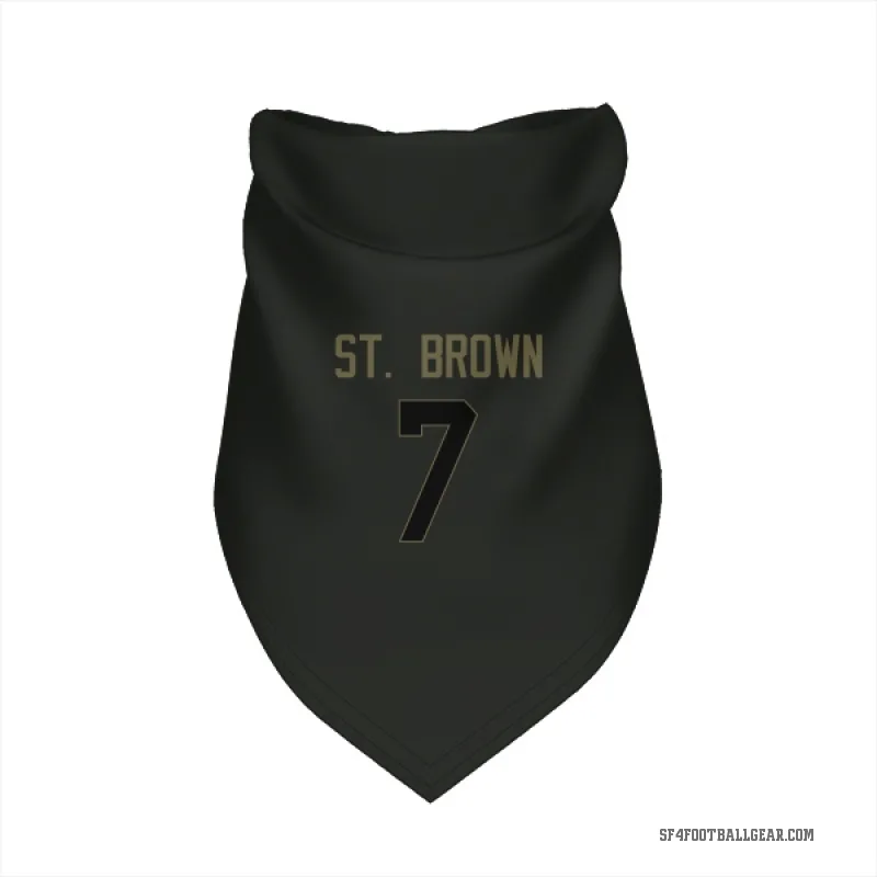 Equanimeous St. Brown  Black San Francisco 49ers  Service Cat & Dog Pet Bandana