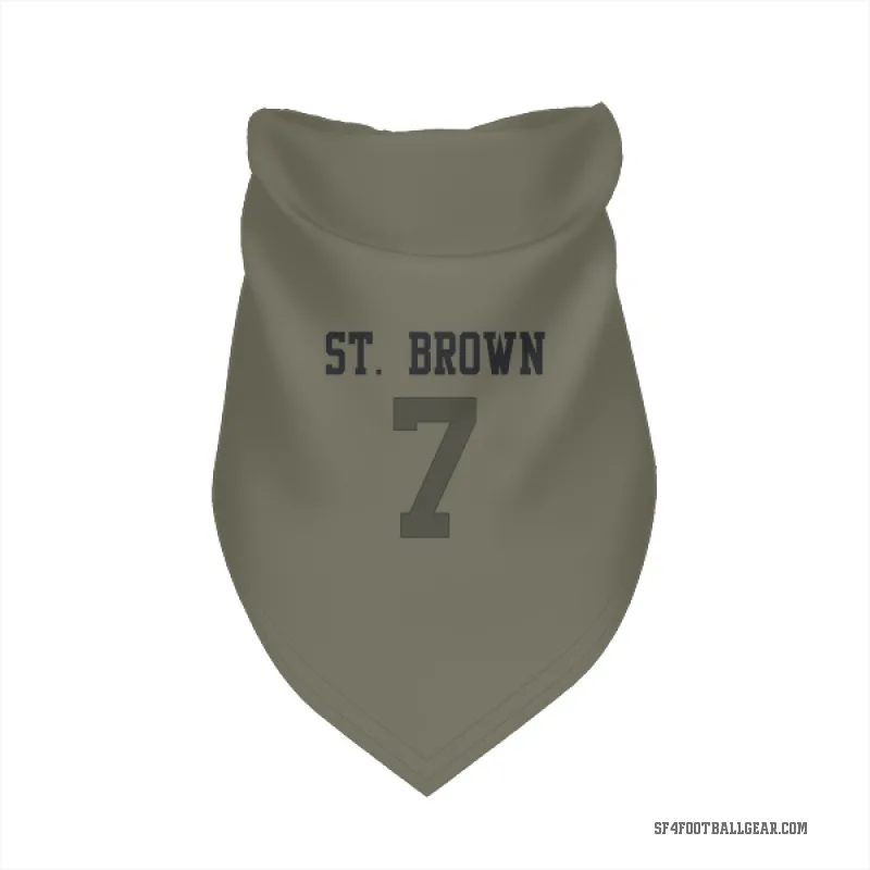 Equanimeous St. Brown  Olive San Francisco 49ers  Cat & Dog Pet Bandana