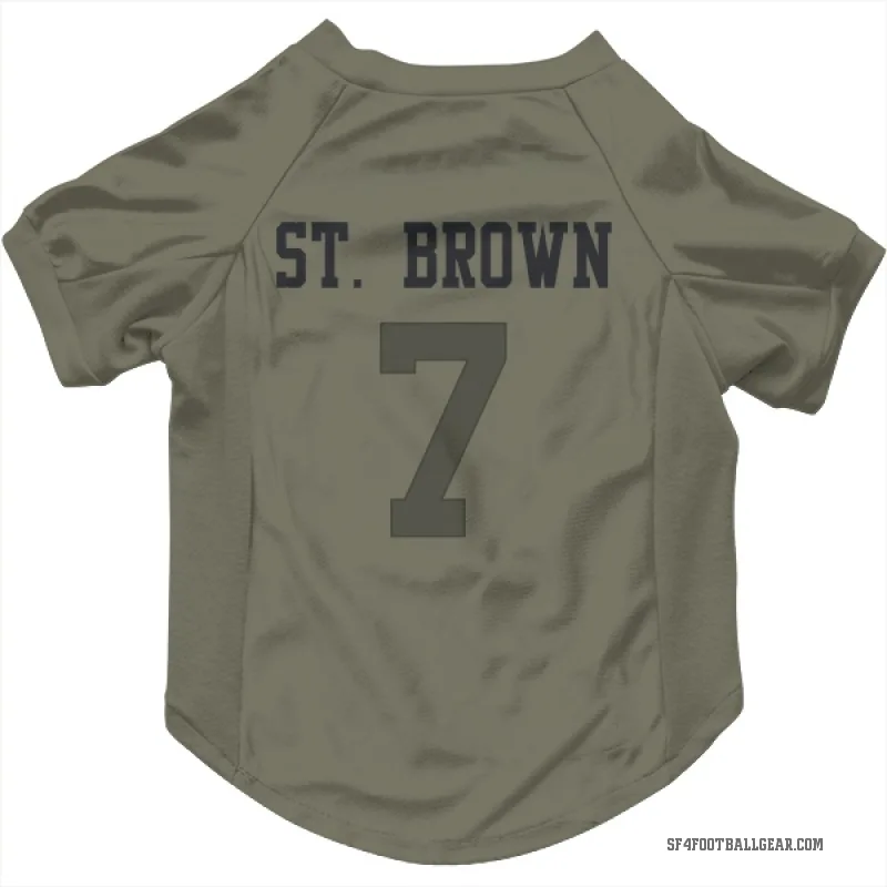 Equanimeous St. Brown  Olive San Francisco 49ers  Cat & Dog Pet Jersey