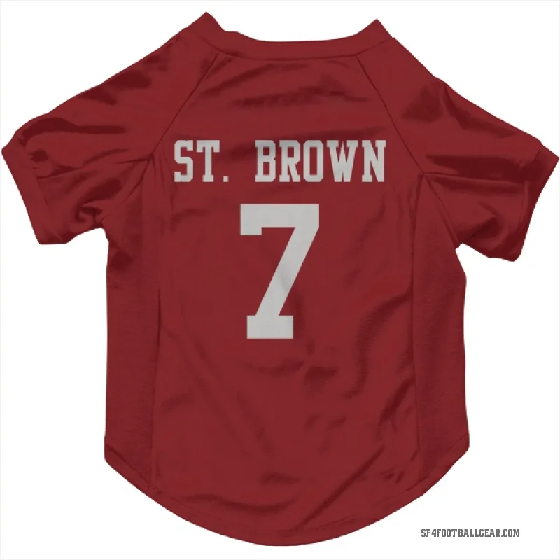 Equanimeous St. Brown  Scarlet San Francisco 49ers  Cat & Dog Pet Jersey