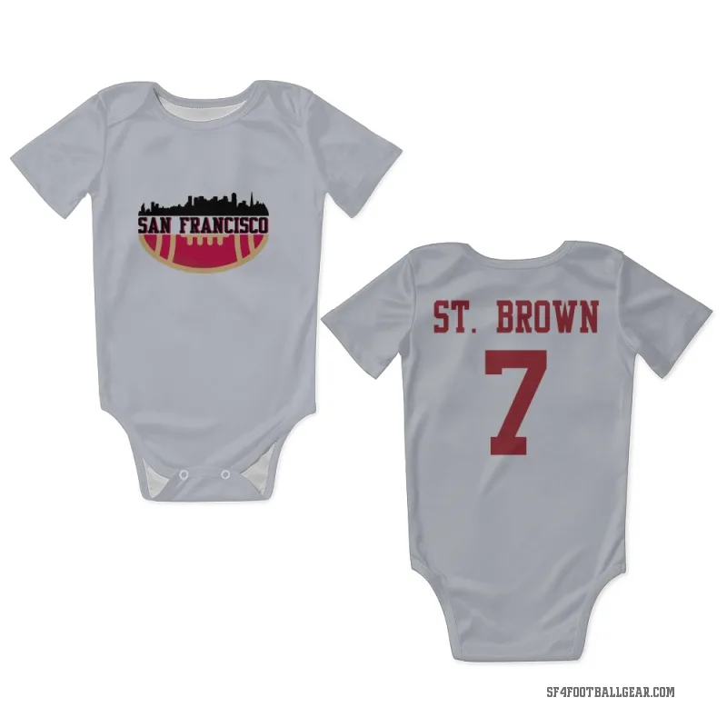 Equanimeous St. Brown  White San Francisco 49ers  Newborn & Infant Bodysuit