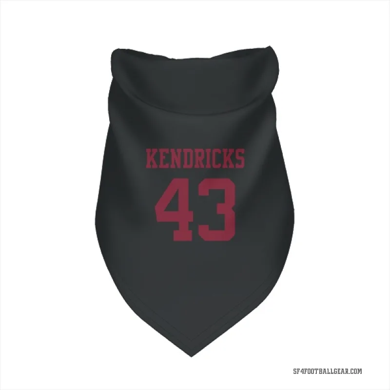 Eric Kendricks  Black San Francisco 49ers  Cat & Dog Pet Bandana