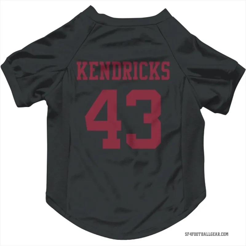 Eric Kendricks  Black San Francisco 49ers  Cat & Dog Pet Jersey