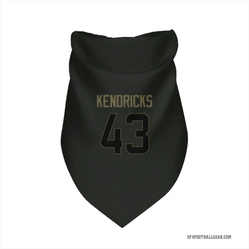 Eric Kendricks  Black San Francisco 49ers  Service Cat & Dog Pet Bandana