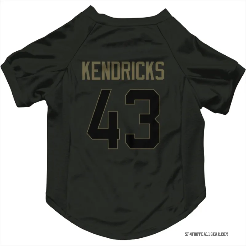 Eric Kendricks  Black San Francisco 49ers  Service Cat & Dog Pet Jersey