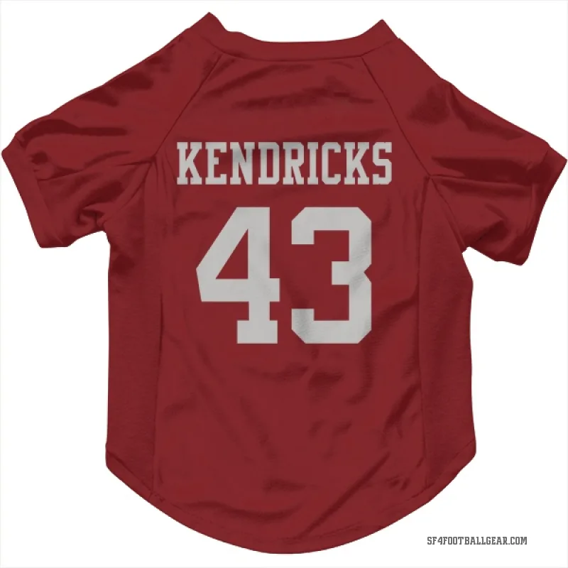 Eric Kendricks  Scarlet San Francisco 49ers  Cat & Dog Pet Jersey