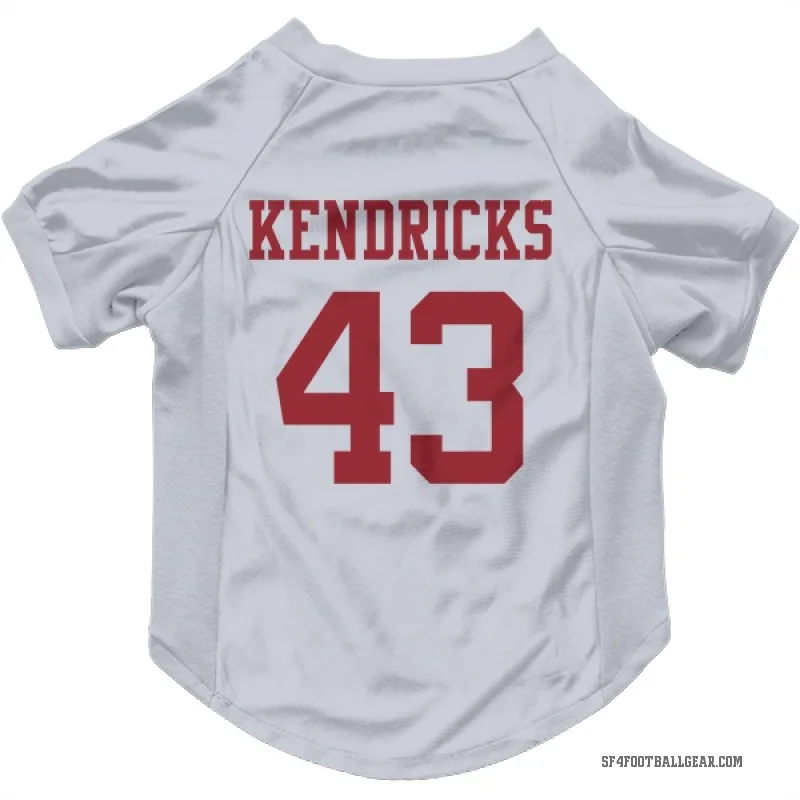 Eric Kendricks  White San Francisco 49ers  Cat & Dog Pet Jersey