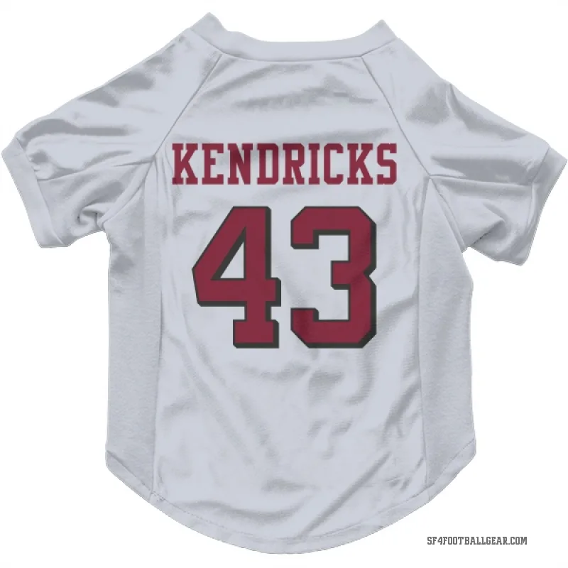 Eric Kendricks  White San Francisco 49ers  Rush Cat & Dog Pet Jersey